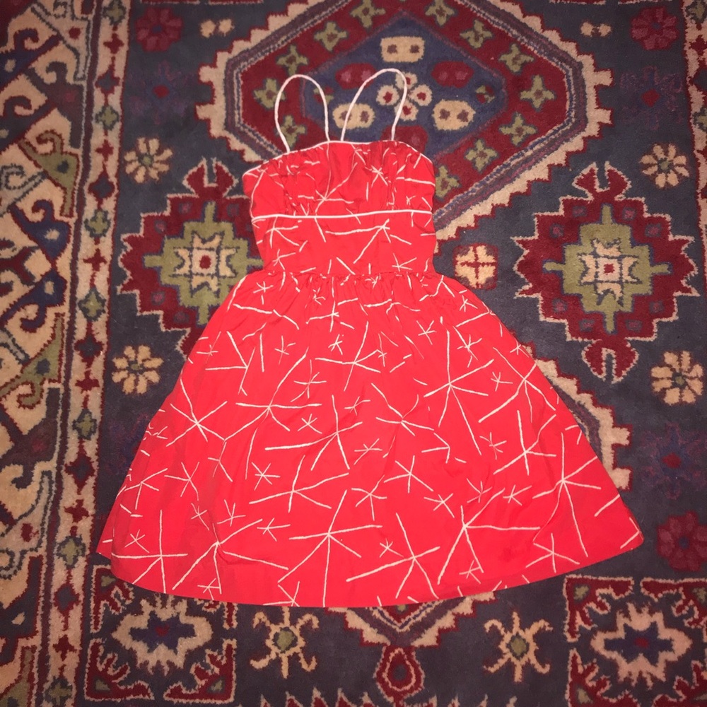 Red Anthropologie Dress ❤️